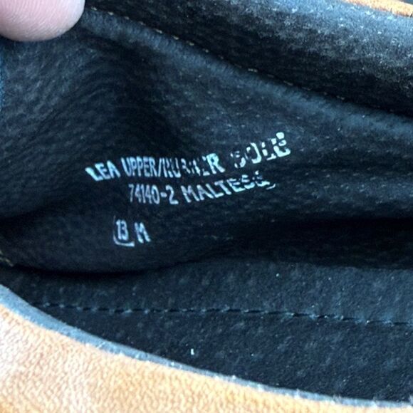 Brown Shoe Co 74140-2 Maltese Men's Sz 13M Cognac Brown Leather Low Top Oxfords - Picture 6 of 12